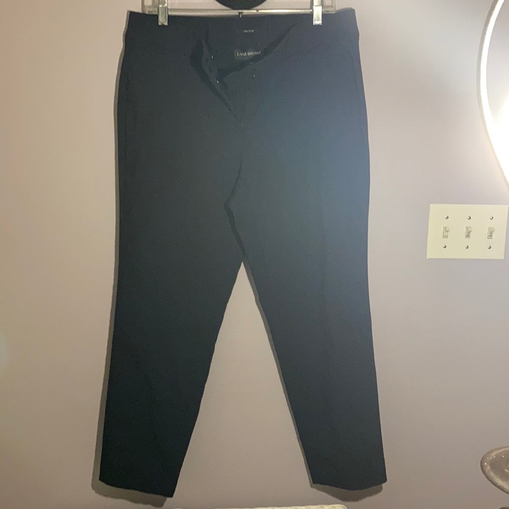 Lane Bryant navy blue the Allie stretch pants